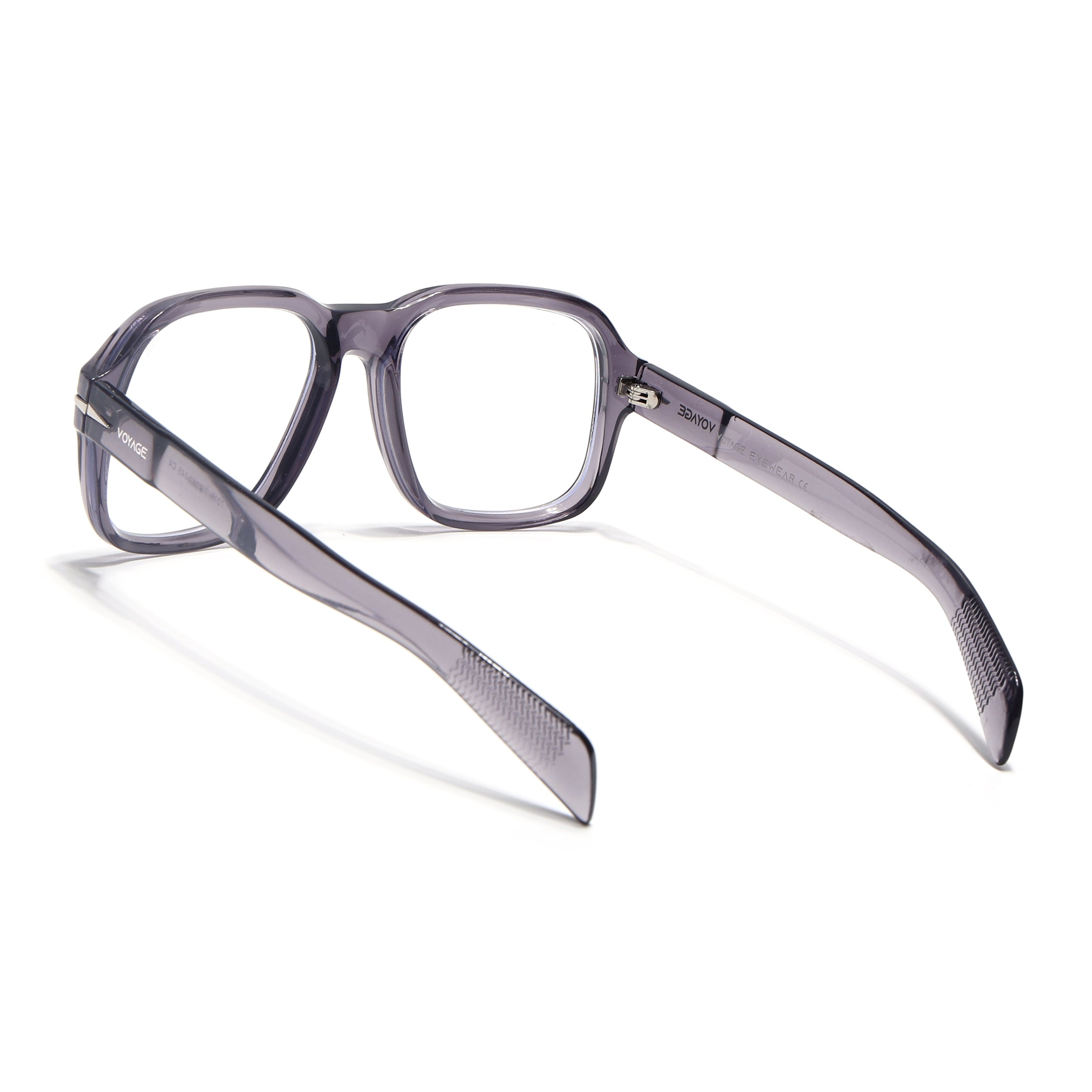 Voyage Transparent Light purple Square Eyeglasses for Men & Women (7015MG4995-C4)