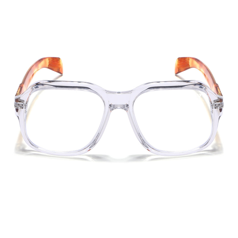 Voyage Transparent Square Eyeglasses for Men & Women (7015MG4996-C5)