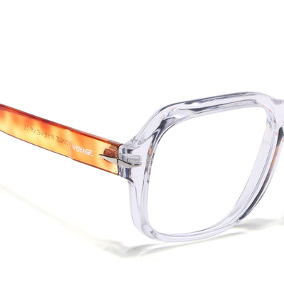 Voyage Transparent Square Eyeglasses for Men & Women (7015MG4996-C5)