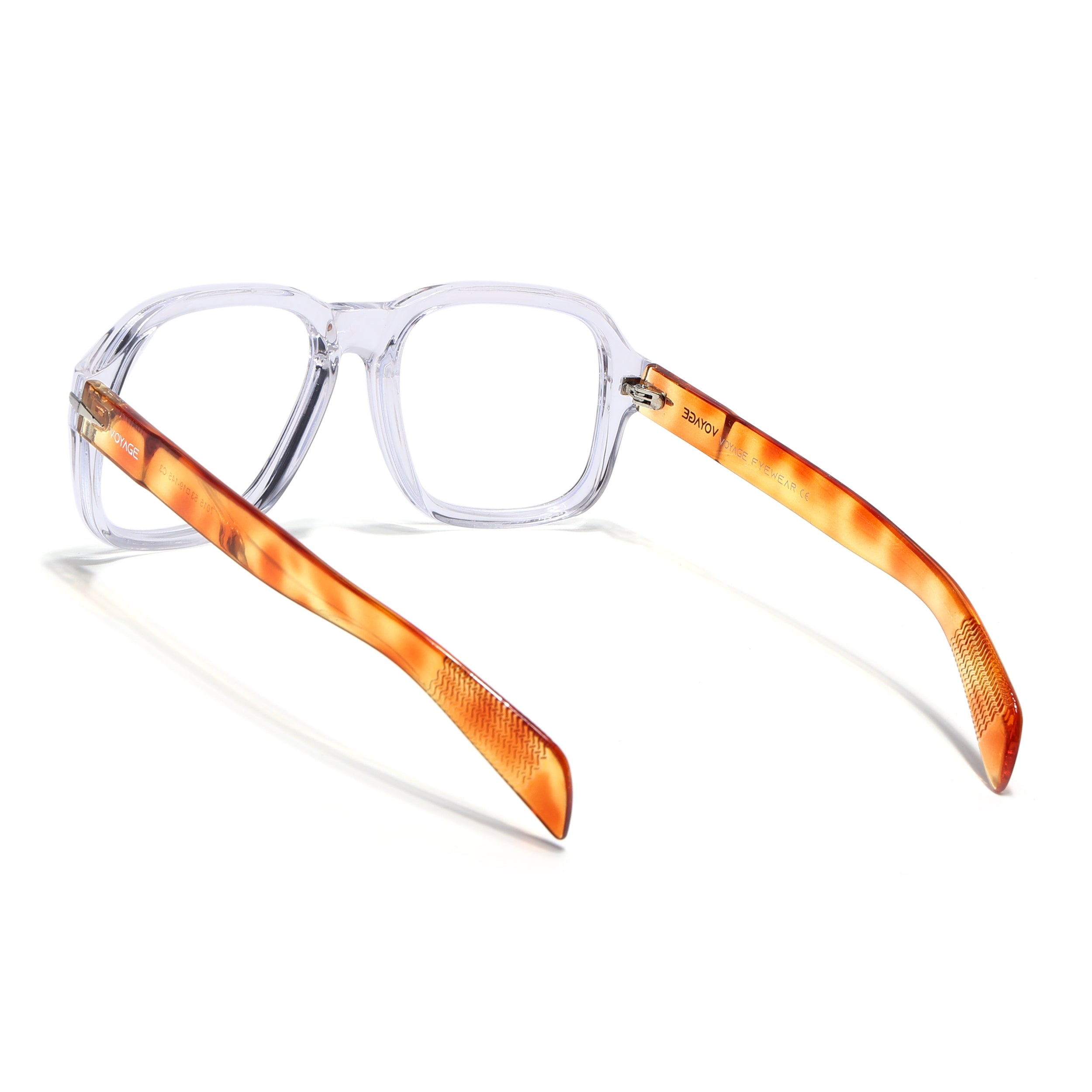 Voyage Transparent Square Eyeglasses for Men & Women (7015MG4996-C5)