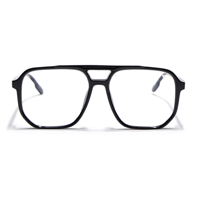 Voyage Maverick Shine Black Wayfarer Eyeglasses for Men & Women (7016MG5003-C1)