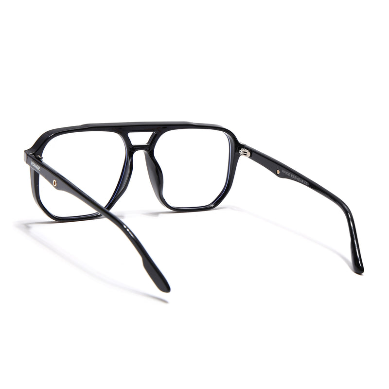 Voyage Maverick Shine Black Wayfarer Eyeglasses for Men & Women (7016MG5003-C1)