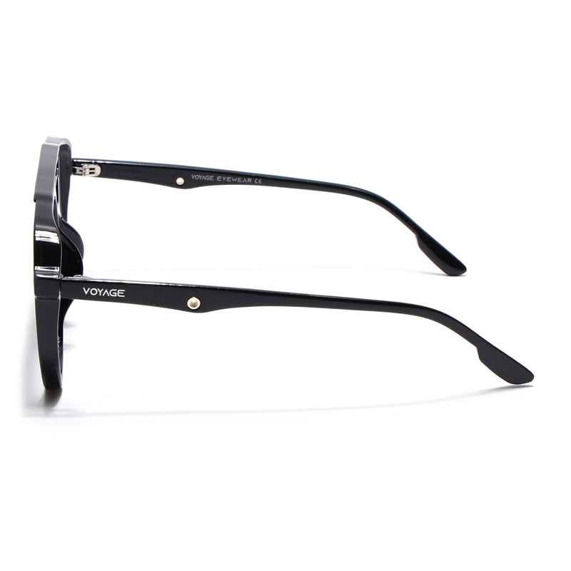 Voyage Maverick Shine Black Wayfarer Eyeglasses for Men & Women (7016MG5003-C1)