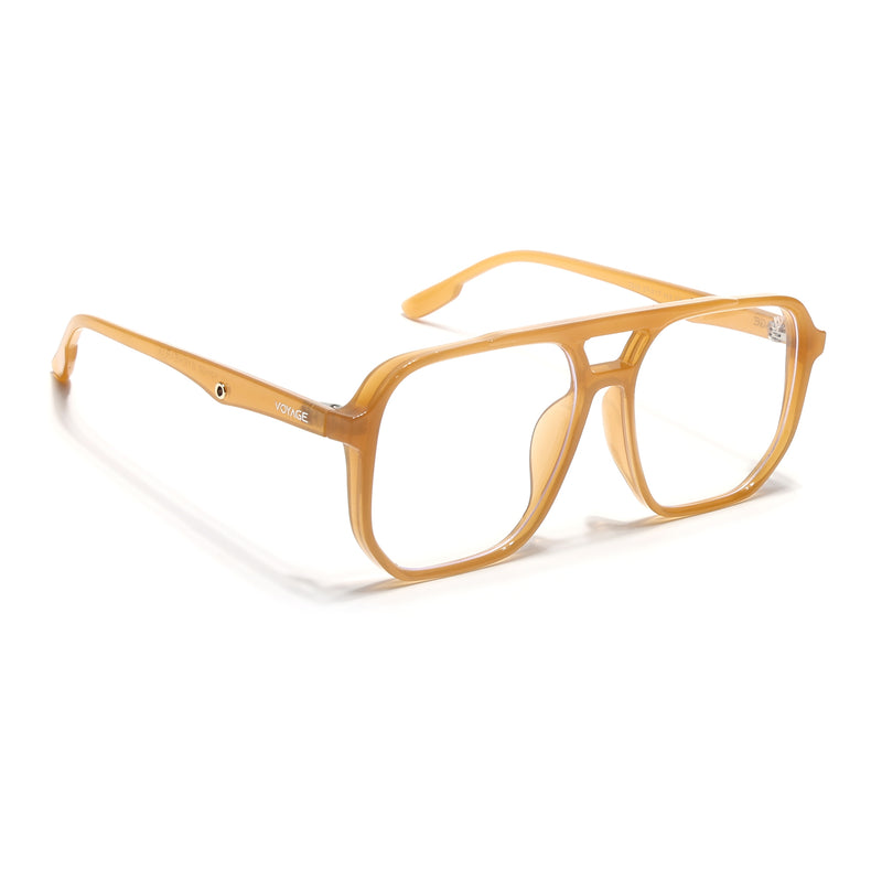 Voyage Maverick Orange Wayfarer Eyeglasses for Men & Women (7016MG5006-C4)