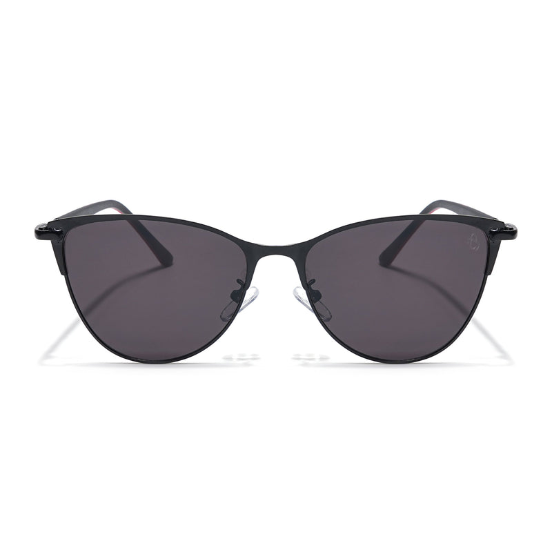 Eyejack Black Cateye Sunglasses for Women (7030CL843)