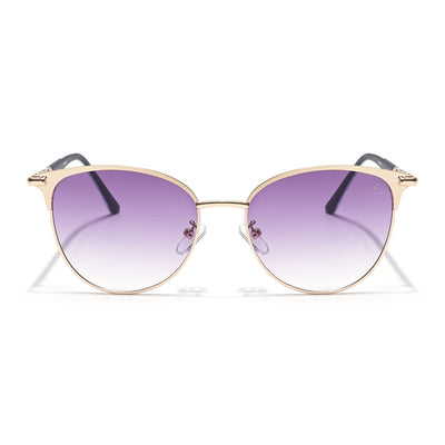 Eyejack Golden Cateye Sunglasses for Women (7031CL820)