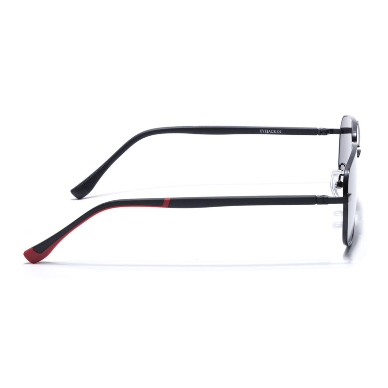 Dawn - Black Rectangle Sunglasses I (7035CL2125)