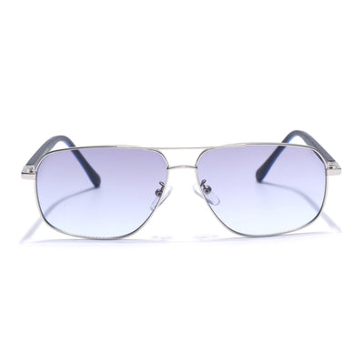 Dawn - Silver Rectangle Sunglasses I (7035CL2127)