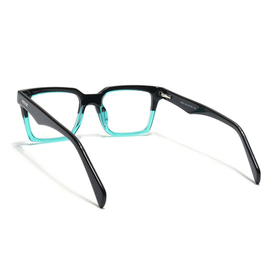 Voyage Visionary Select Black & Green Square Eyeglasses for Men & Women (7050SLMG6416-C5)