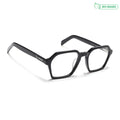 Voyage Glaze Shine Black Square Acetate Eyeglasses for Men & Women (7069SLMG6491-C2)