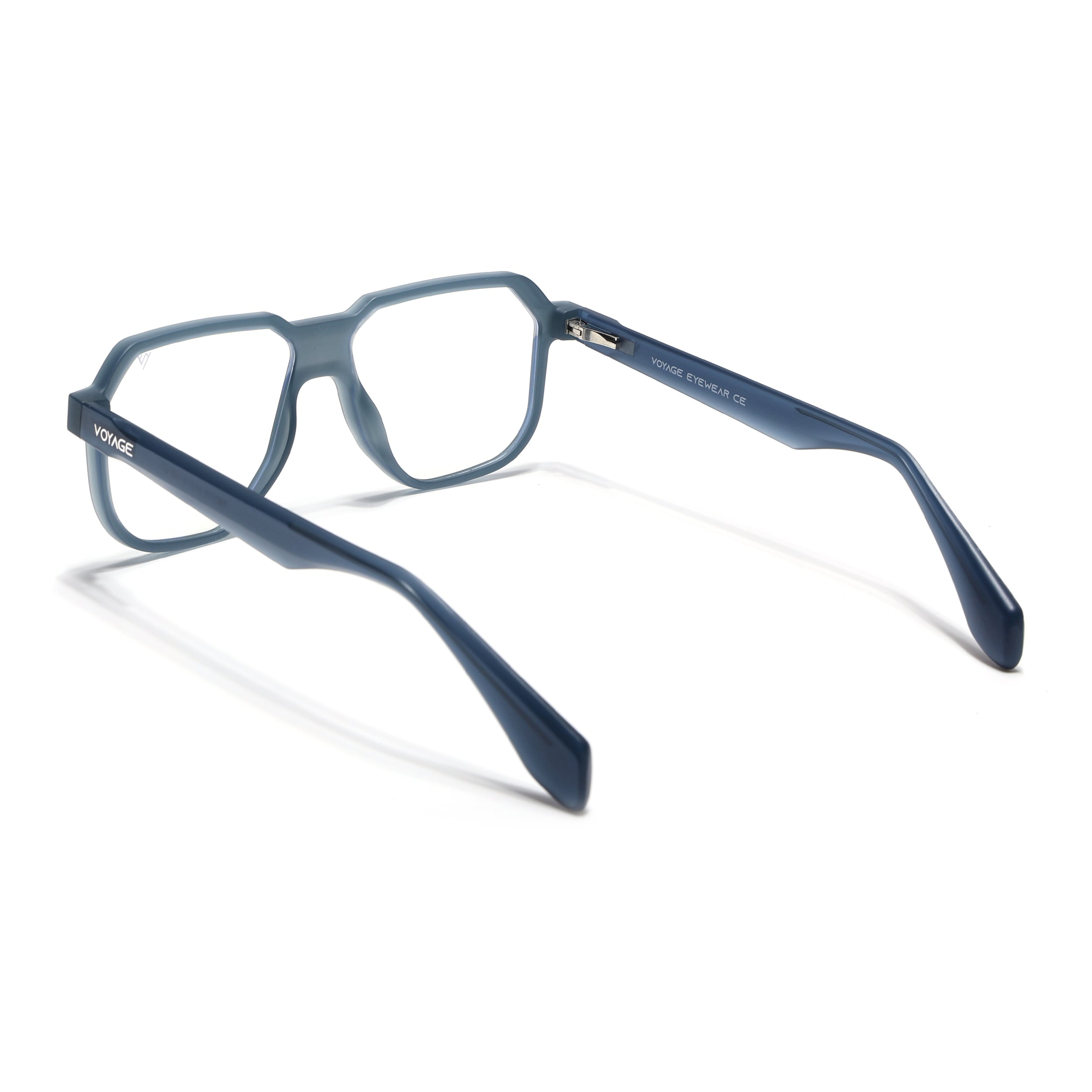 Prizm | Grey Hexagonal Eyeglasses for Men & Women (7118FMG6719-C2)