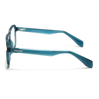 Prizm | Sea Green Hexagonal Eyeglasses for Men & Women (7118FMG6723-C6)