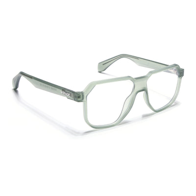 Prizm | Olive Hexagonal Eyeglasses for Men & Women (7118FMG6724-C7)