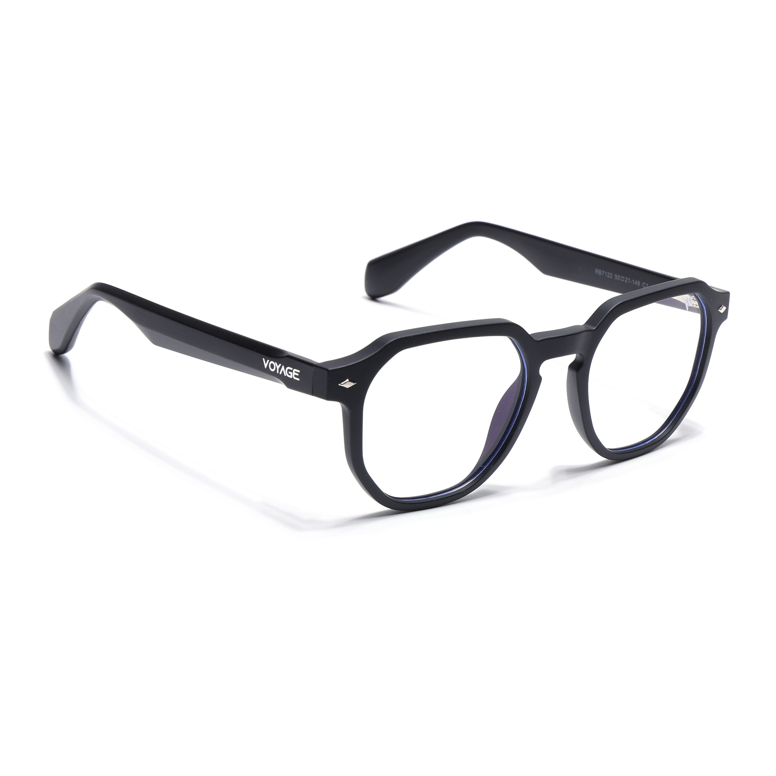 Prizm 2.0 | Black Round Eyeglasses for Men & Women (7122FMG7301-C1)