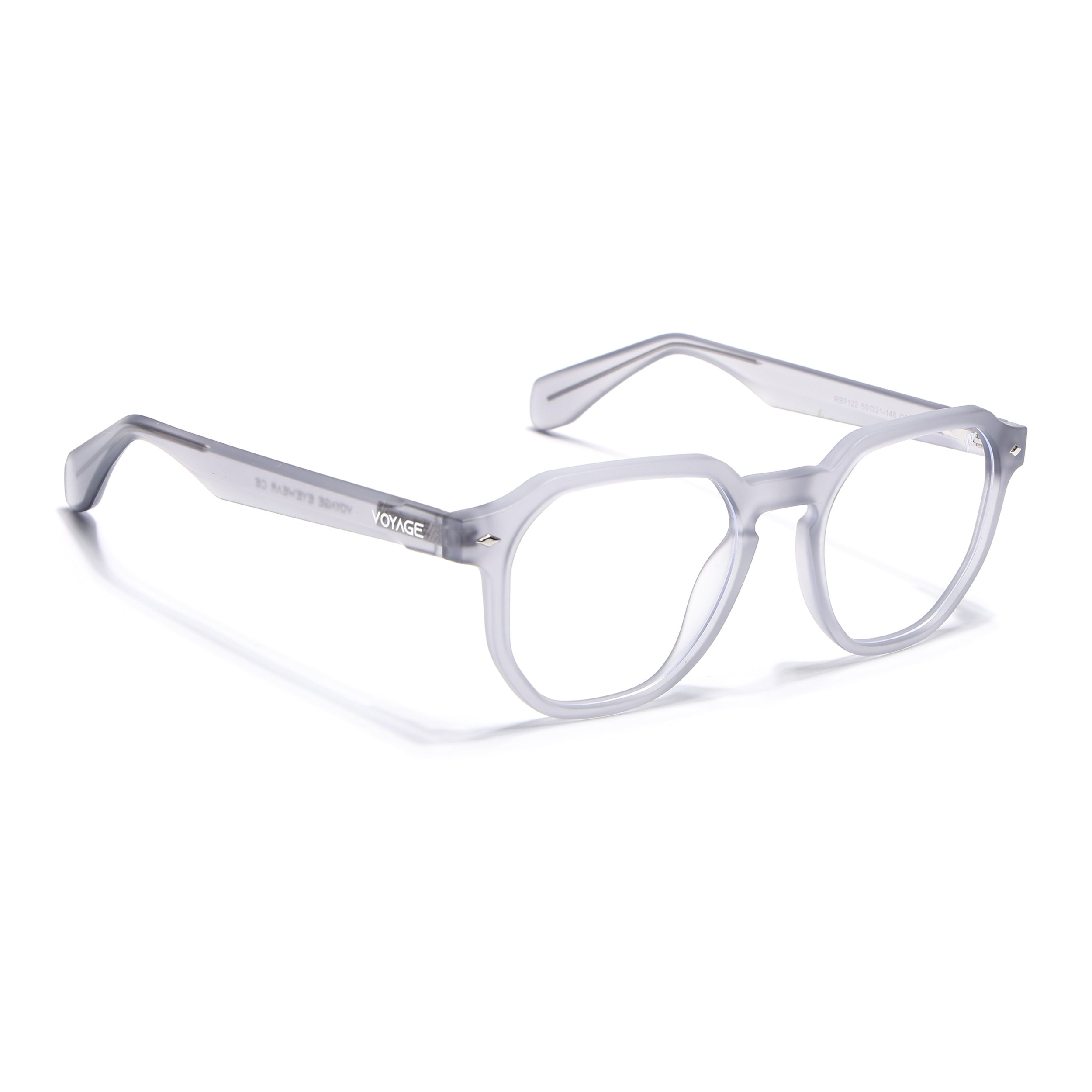 Prizm 2.0 | Dark Grey Round Eyeglasses for Men & Women (7122FMG7302-C2)
