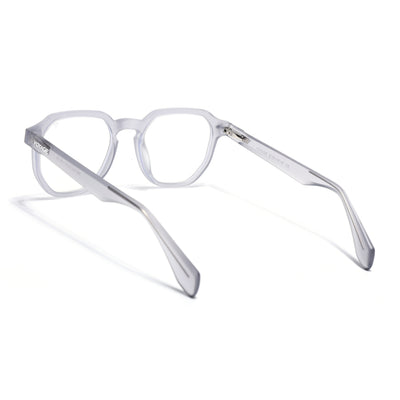 Prizm 2.0 | Dark Grey Round Eyeglasses for Men & Women (7122FMG7302-C2)