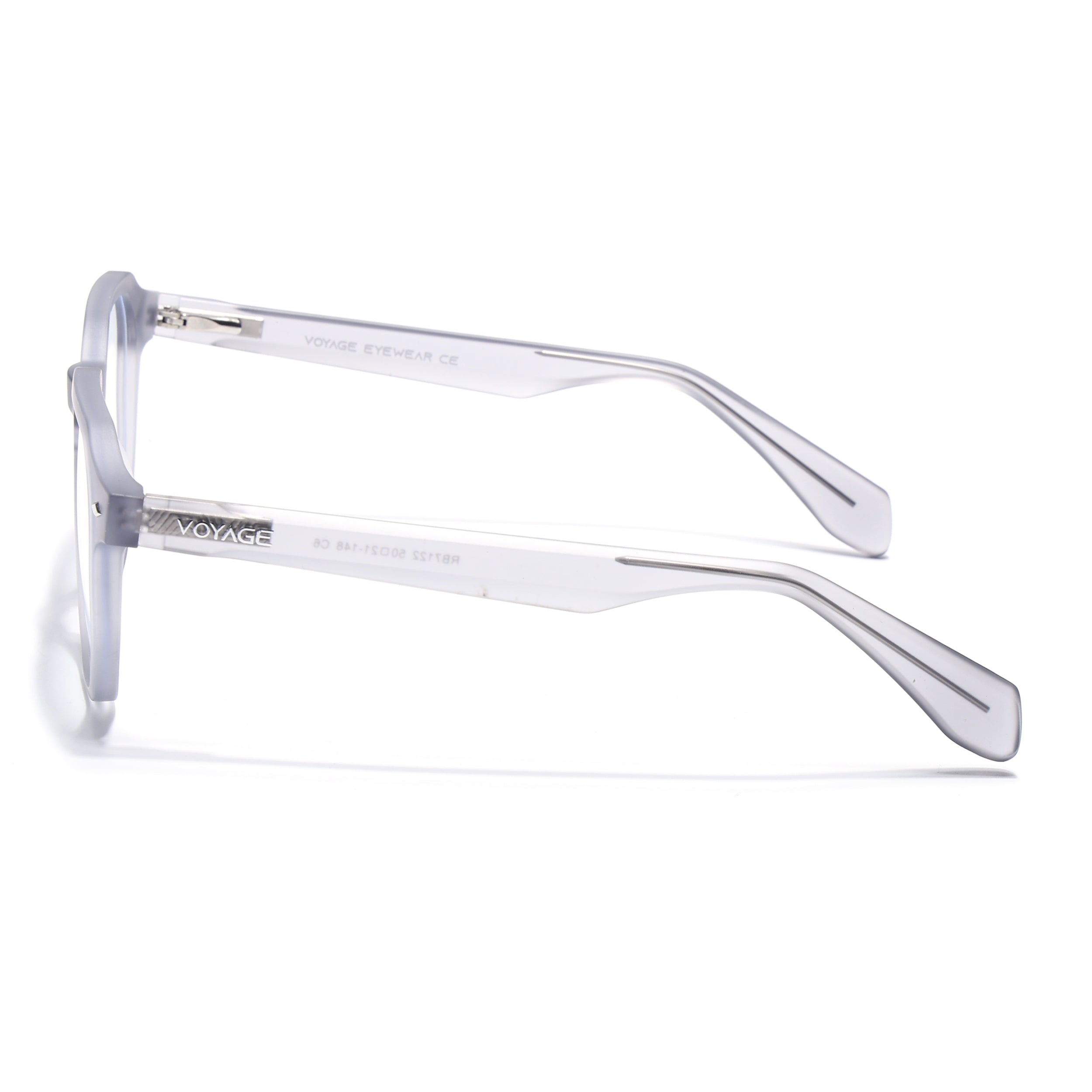 Prizm 2.0 | Dark Grey Round Eyeglasses for Men & Women (7122FMG7302-C2)