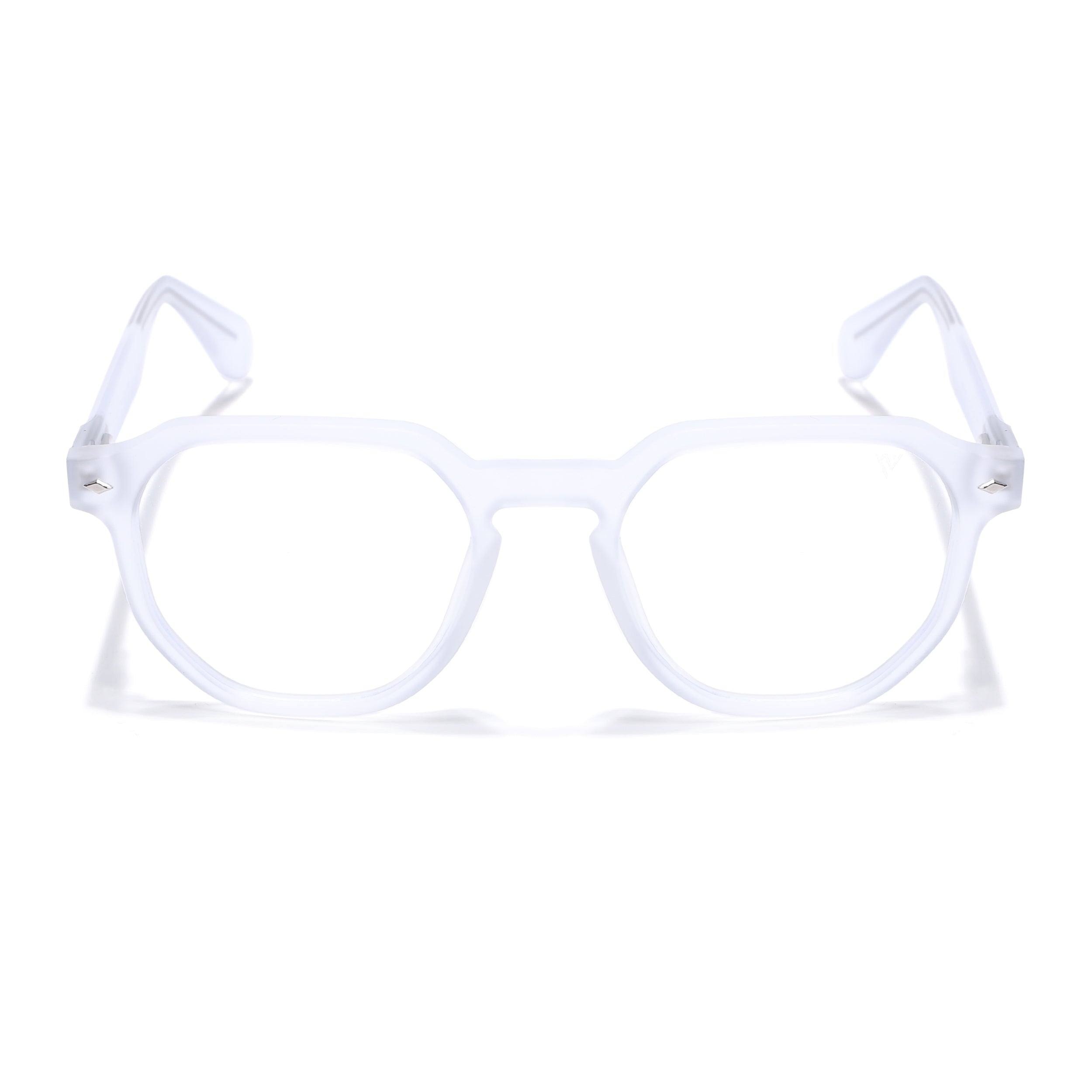 Prizm 2.0 | Transparent Round Eyeglasses for Men & Women (7122FMG7303-C3)