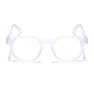 Prizm 2.0 | Transparent Round Eyeglasses for Men & Women (7122FMG7303-C3)