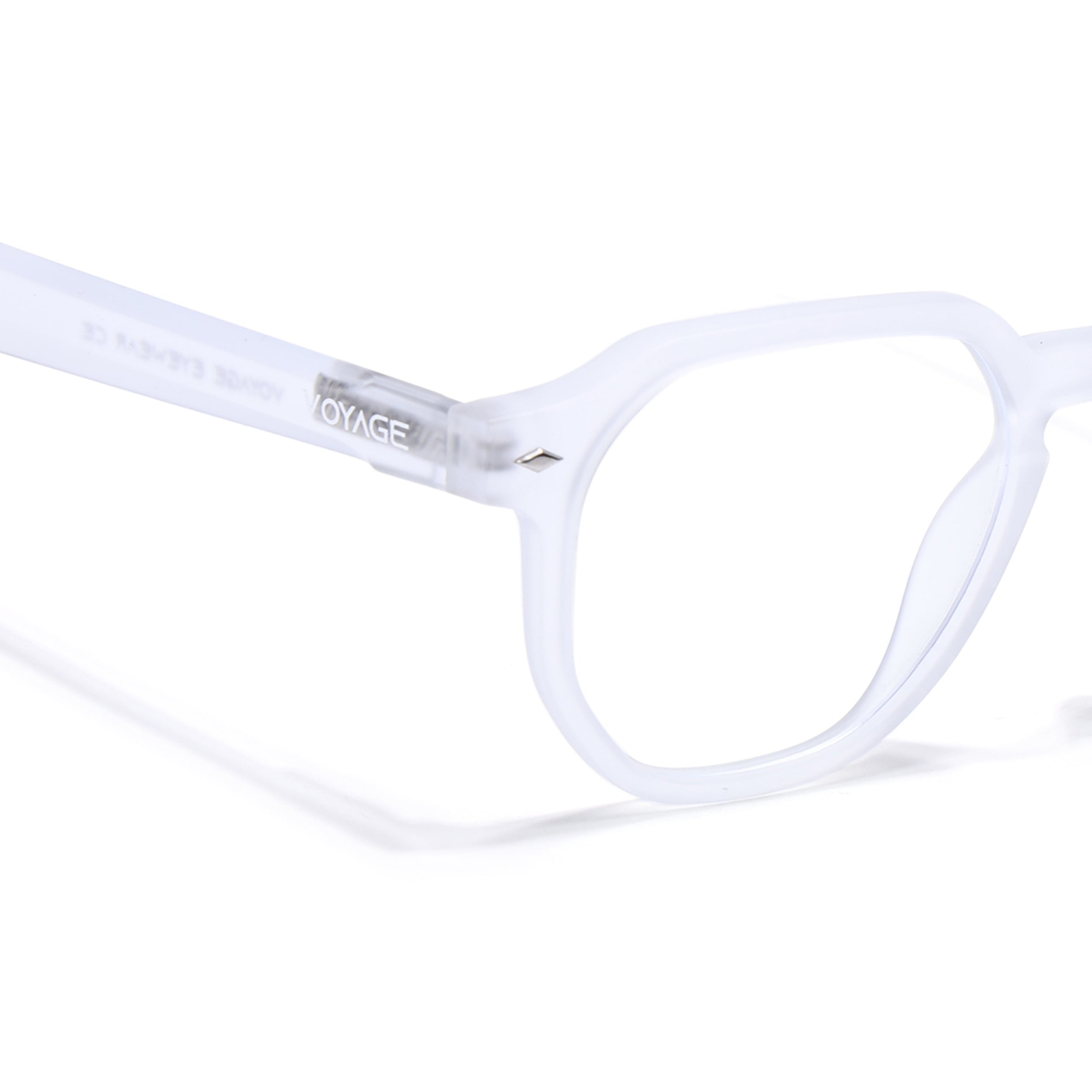 Prizm 2.0 | Transparent Round Eyeglasses for Men & Women (7122FMG7303-C3)