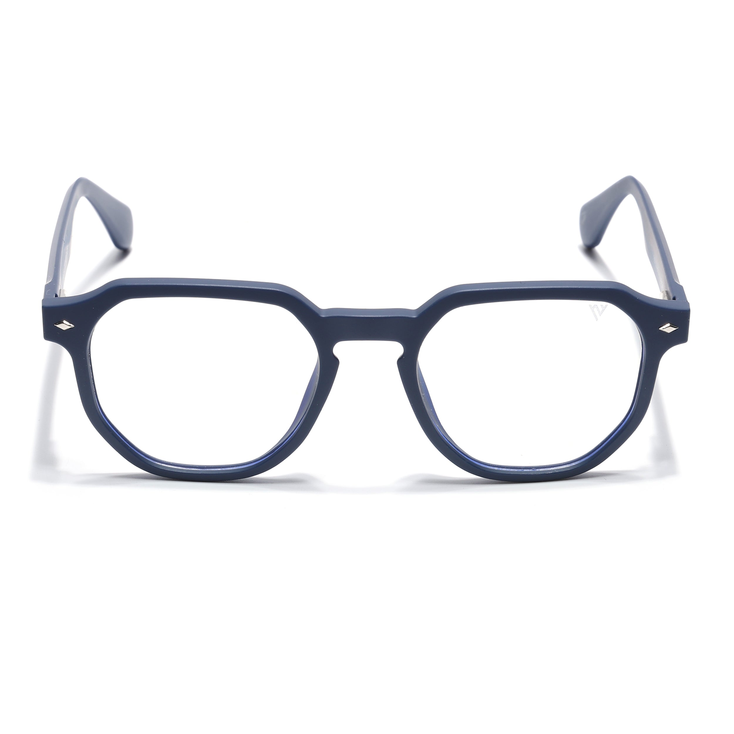 Prizm 2.0 | Matt Blue Round Eyeglasses for Men & Women (7122FMG7304-C4)
