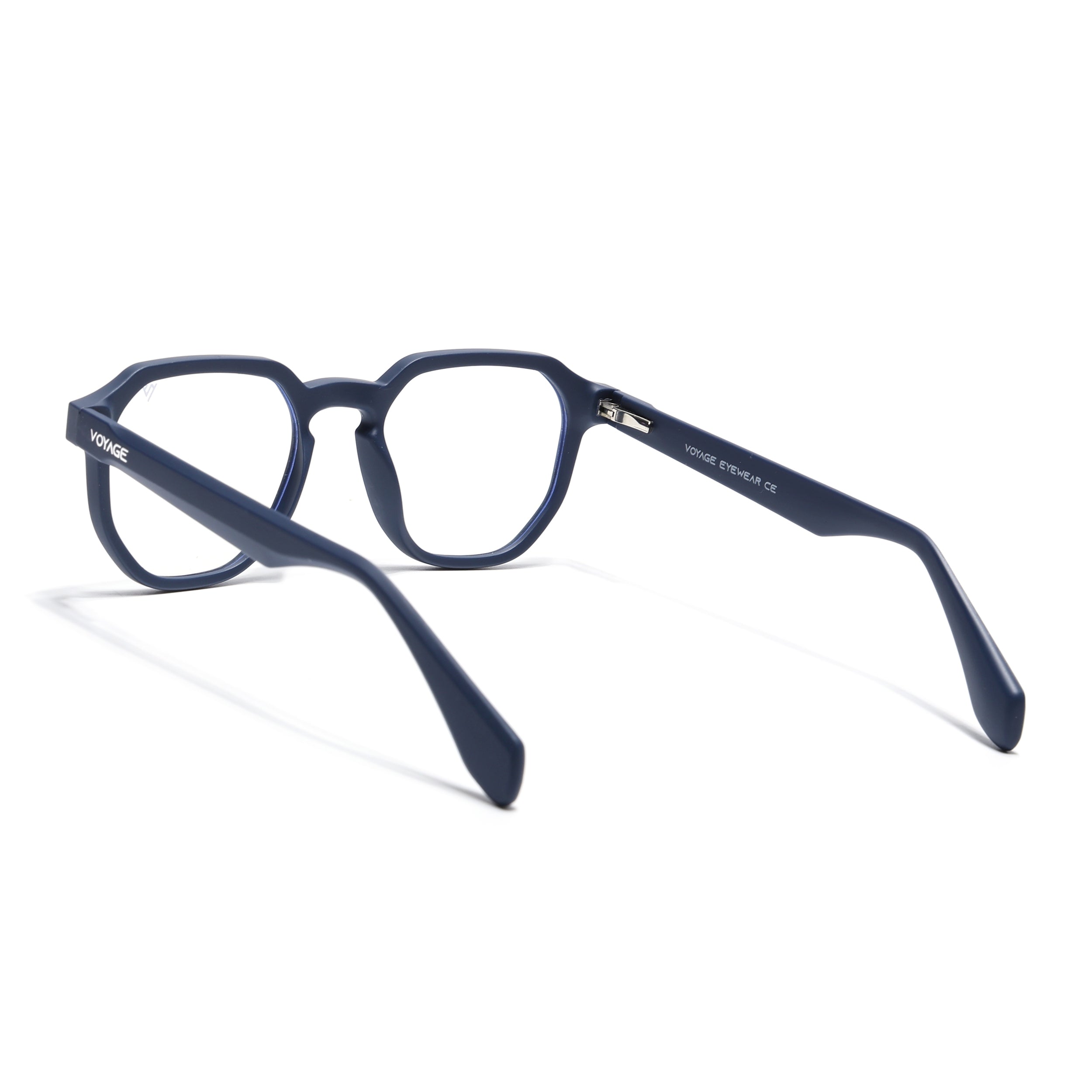 Prizm 2.0 | Matt Blue Round Eyeglasses for Men & Women (7122FMG7304-C4)