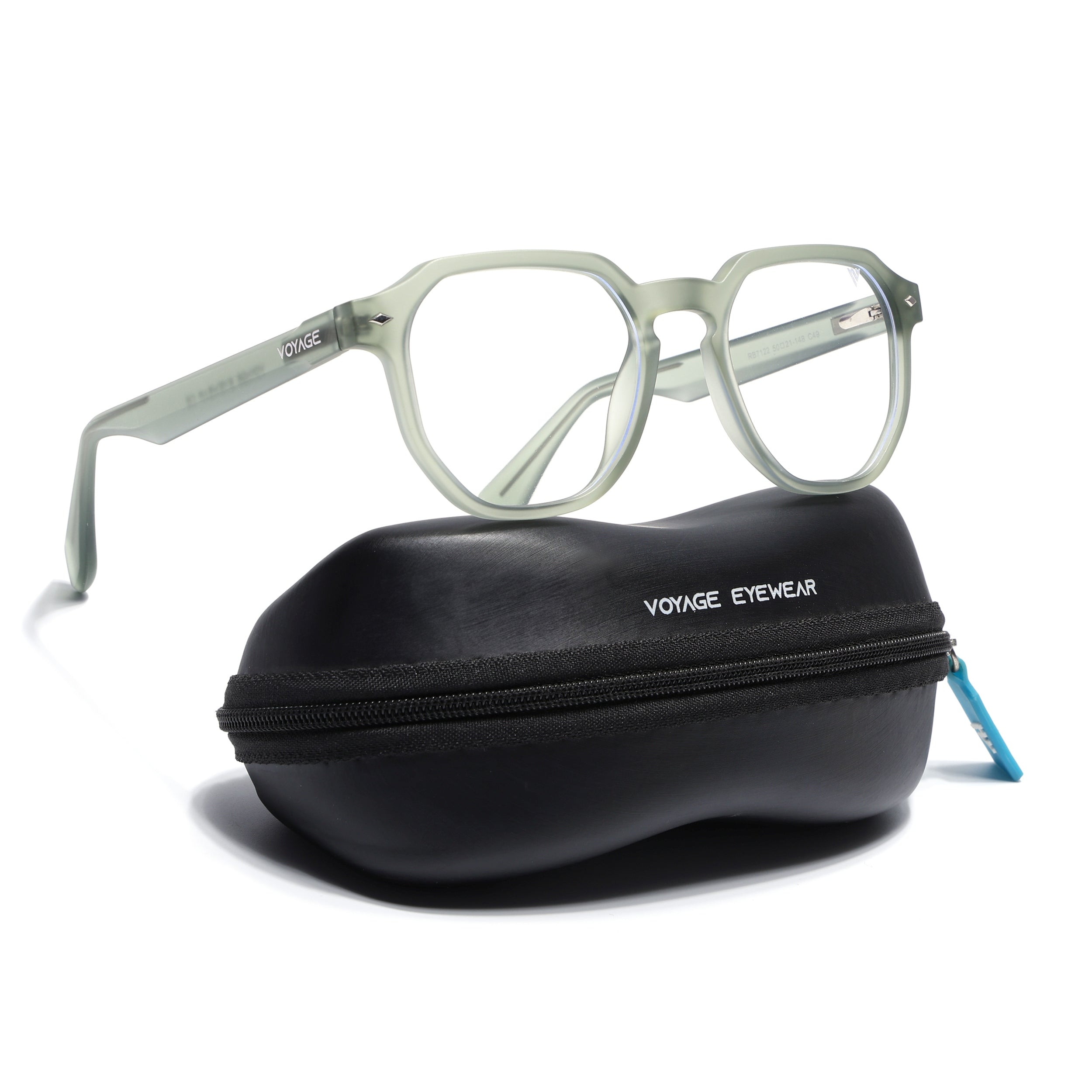 Prizm 2.0 | Green Round Eyeglasses for Men & Women (7122FMG7306-C6)
