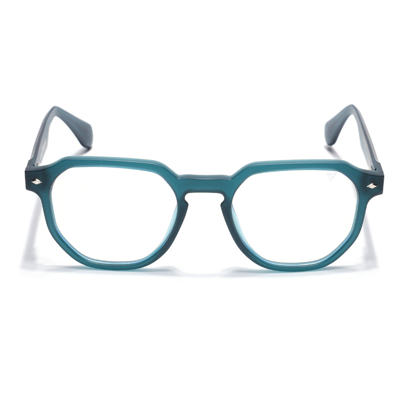 Voyage Sea Green Round Eyeglasses for Men & Women (7122FMG7307-C7)