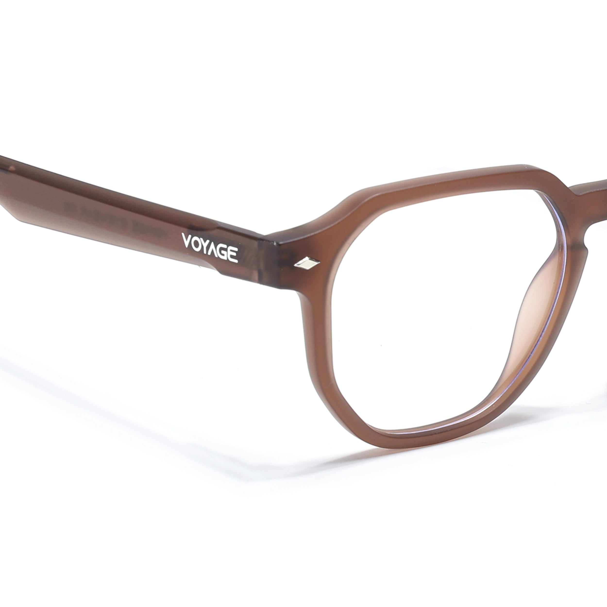 Prizm 2.0 | Brown Round Eyeglasses for Men & Women (7122FMG7308-C8)