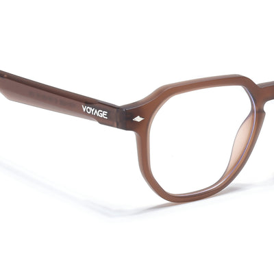 Prizm 2.0 | Brown Round Eyeglasses for Men & Women (7122FMG7308-C8)