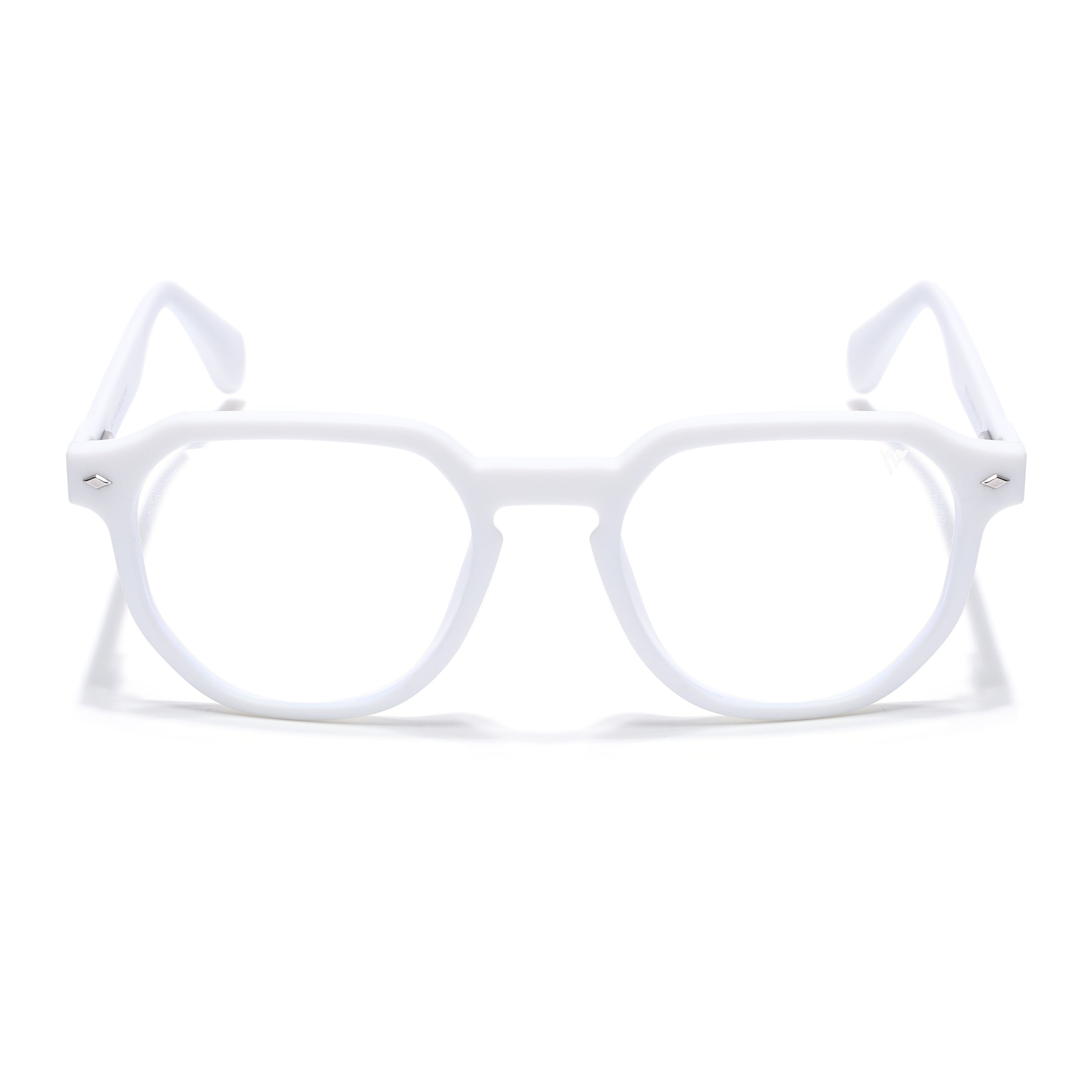 Prizm 2.0 | White Round Eyeglasses for Men & Women (7122FMG7309-C9)