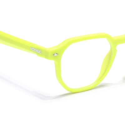 Prizm 2.0 | Neon Yellow Round Eyeglasses for Men & Women (7122FMG7310-C10)