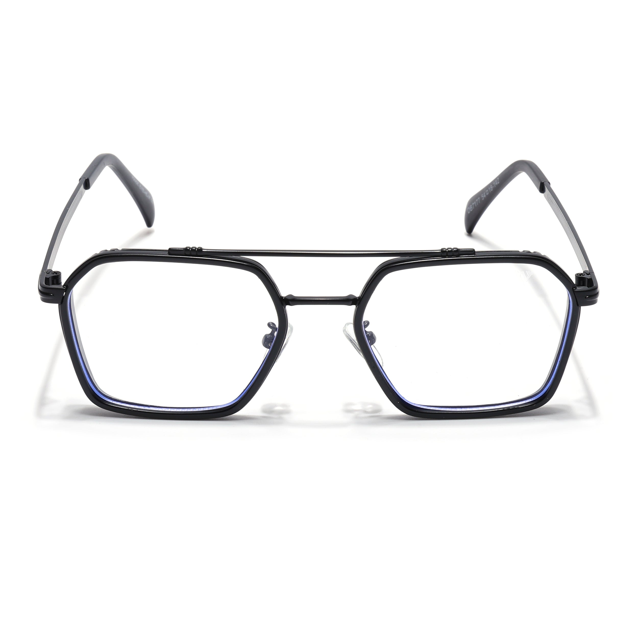 Voyage Black Wayfarer Eyeglasses for Men & Women (7177MG5267-C1)