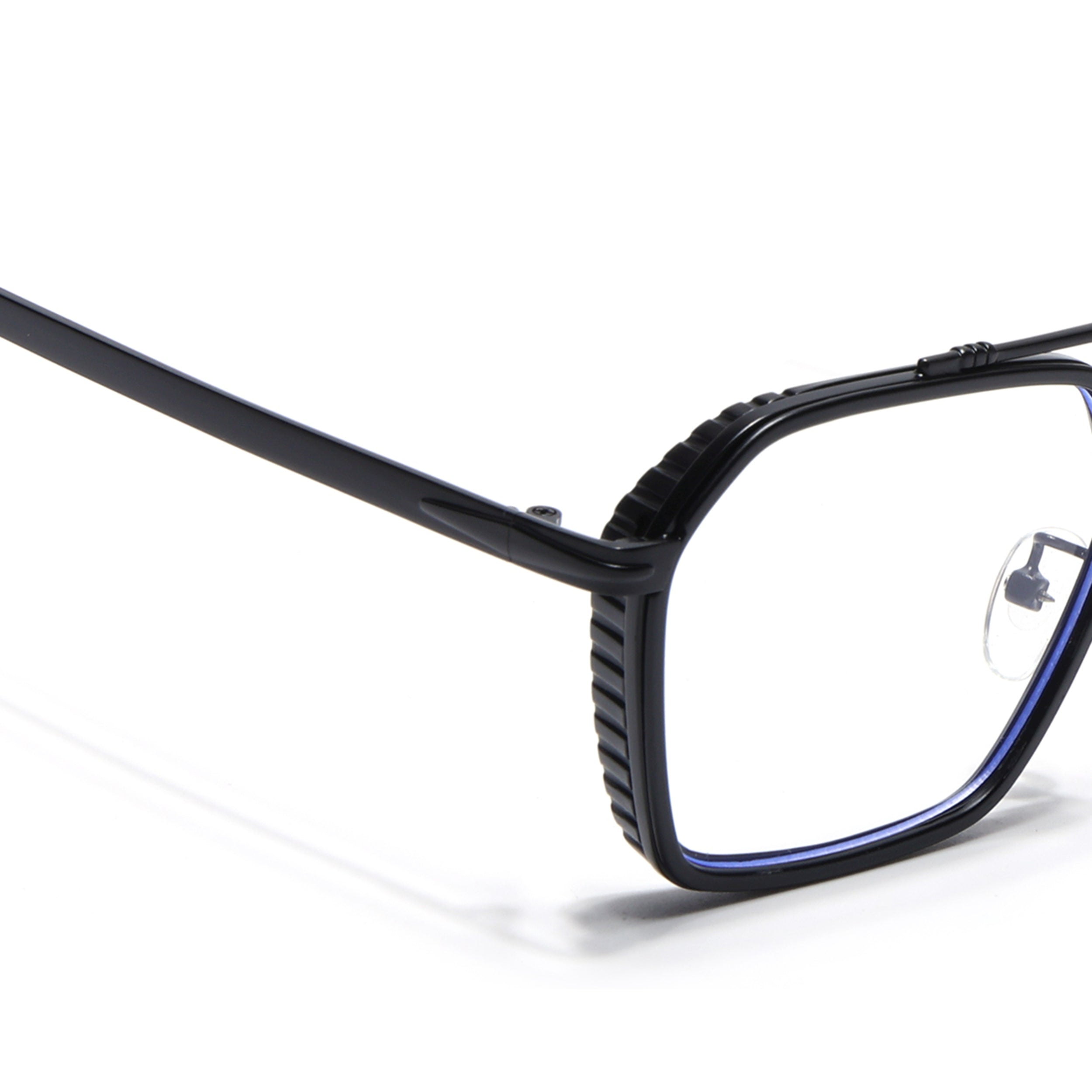 Voyage Black Wayfarer Eyeglasses for Men & Women (7177MG5267-C1)