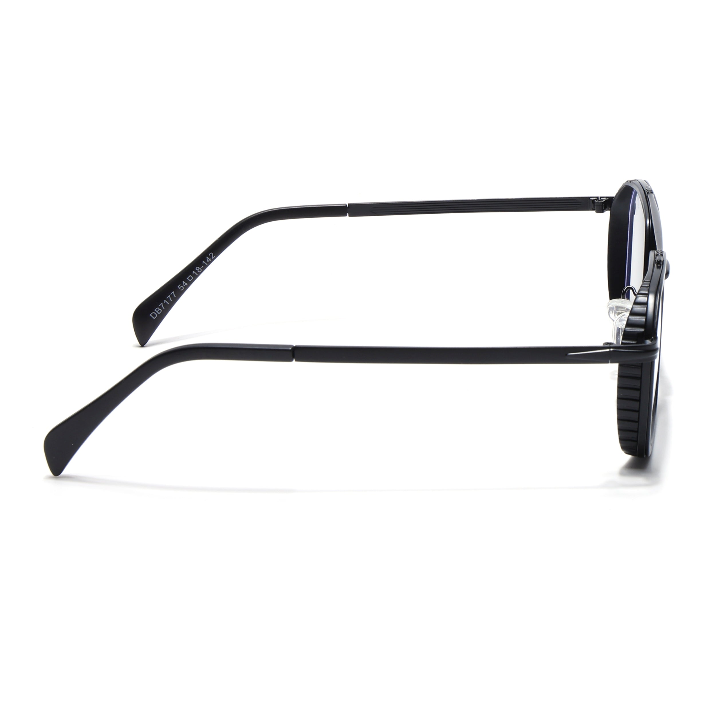 Voyage Black Wayfarer Eyeglasses for Men & Women (7177MG5267-C1)