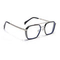 Voyage Black & Silver Wayfarer Eyeglasses for Men & Women (7177MG5269-C3)