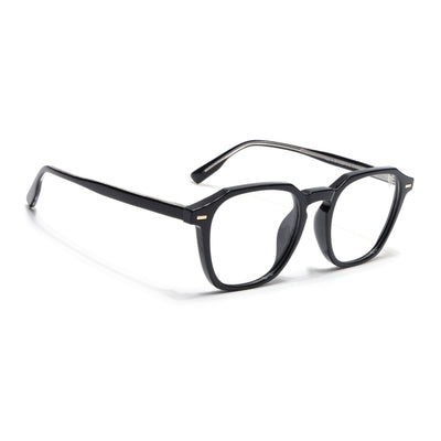 Voyage Black Wayfarer Eyeglasses for Men & Women (72014MG4398-C1)