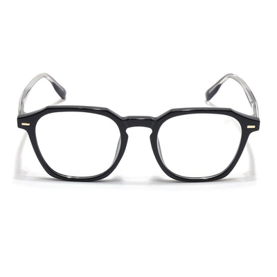 Voyage Black Wayfarer Eyeglasses for Men & Women (72014MG4398-C1)