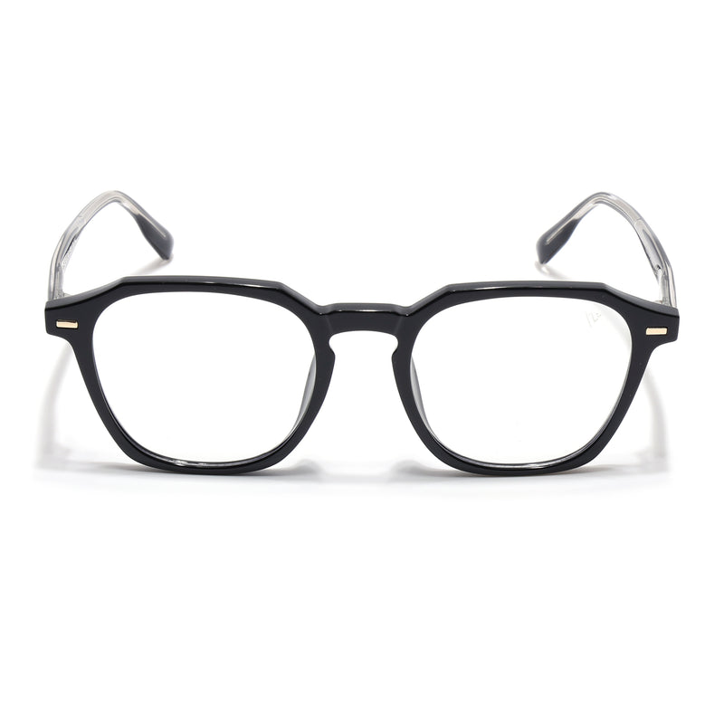 Voyage Black Wayfarer Eyeglasses for Men & Women (72014MG4398-C1)