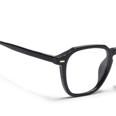 Voyage Black Wayfarer Eyeglasses for Men & Women (72014MG4398-C1)