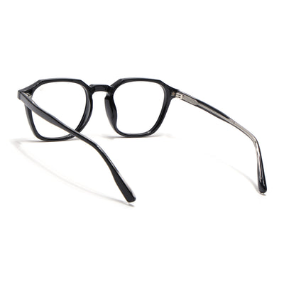 Voyage Black Wayfarer Eyeglasses for Men & Women (72014MG4398-C1)