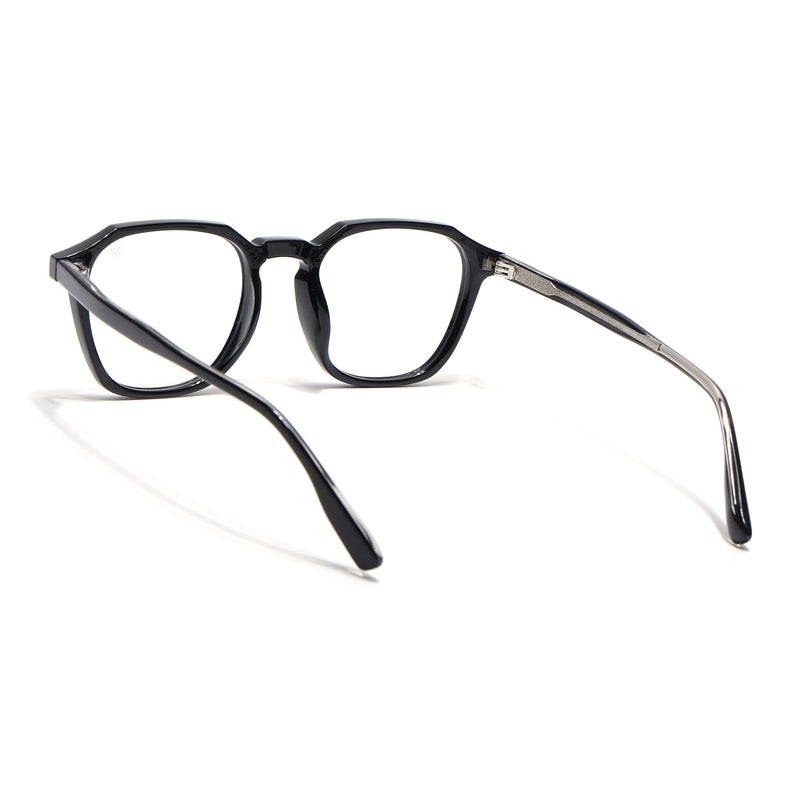 Voyage Black Wayfarer Eyeglasses for Men & Women (72014MG4398-C1)