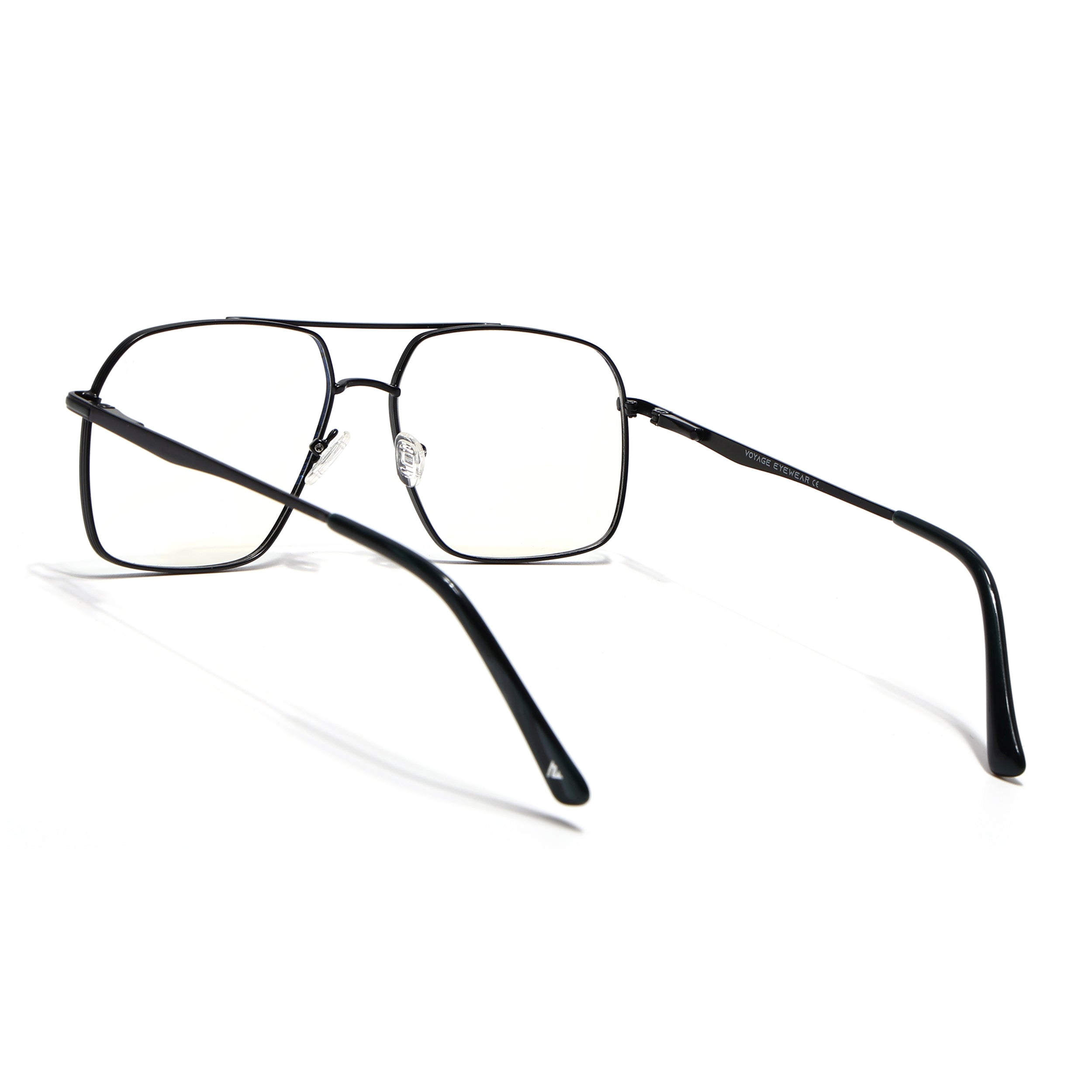 Voyage Black Wayfarer Eyeglasses for Men & Women (73013FMG7065-C1)