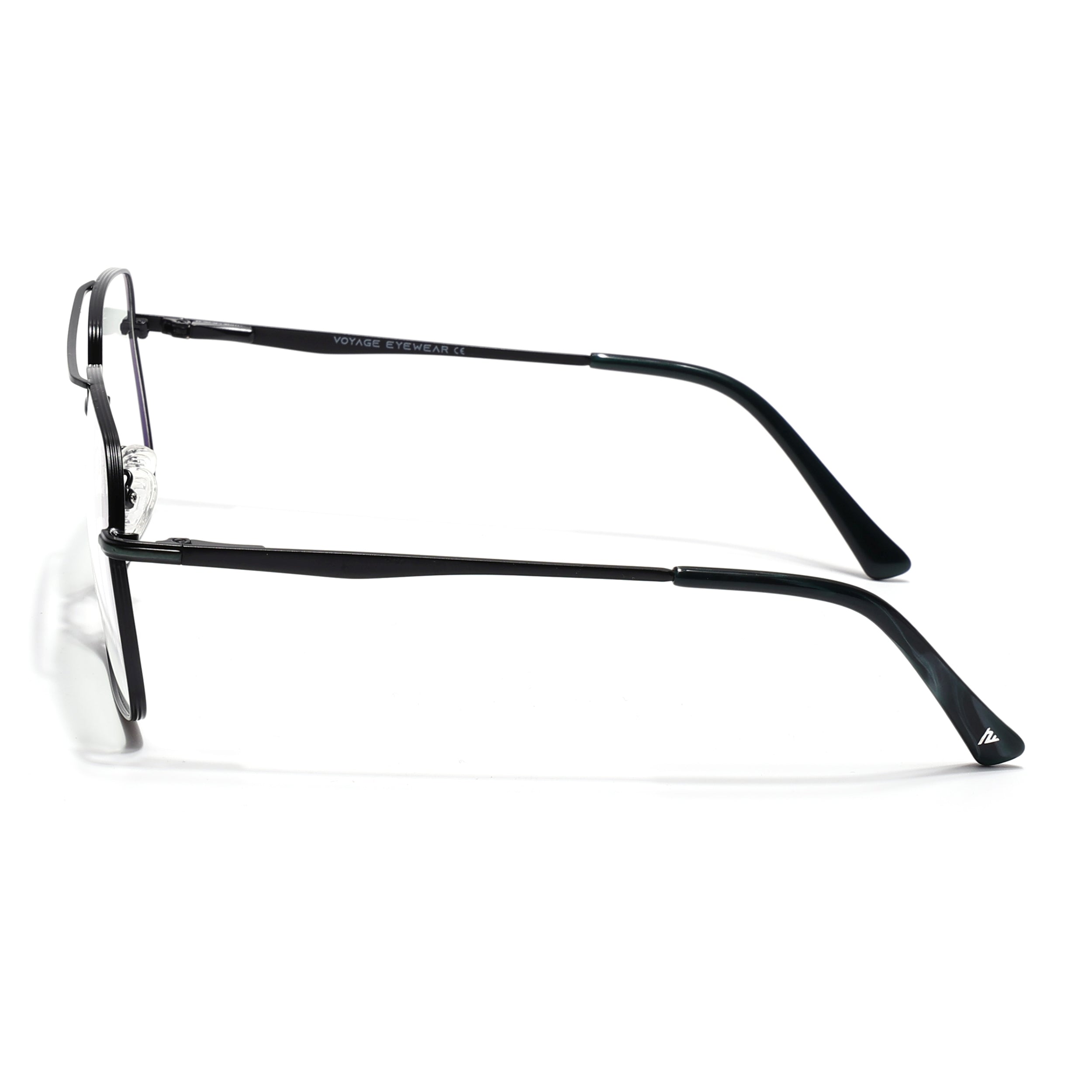 Voyage Black Wayfarer Eyeglasses for Men & Women (73013FMG7065-C1)