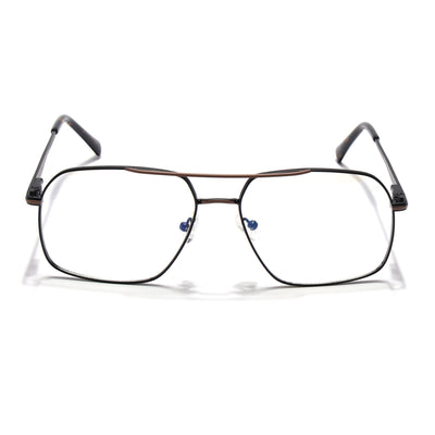 Voyage Black & Brown Wayfarer Eyeglasses for Men & Women (73013FMG7066-C2)