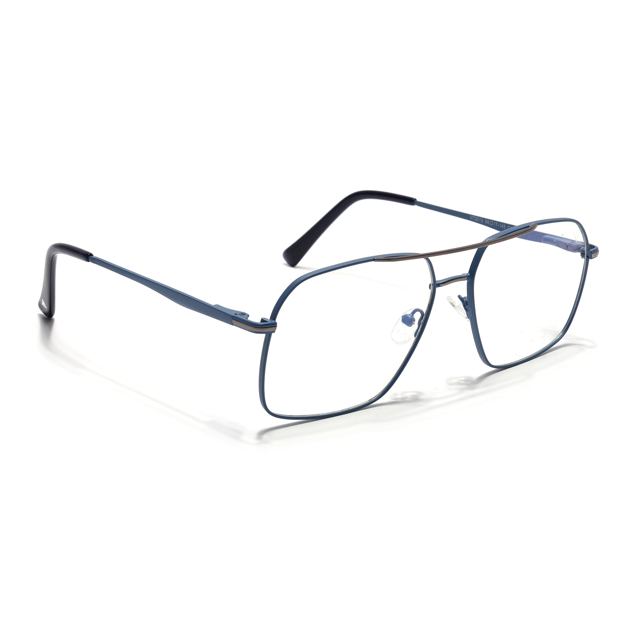 Voyage Sky Blue & Grey Wayfarer Eyeglasses for Men & Women (73013FMG7070-C6)