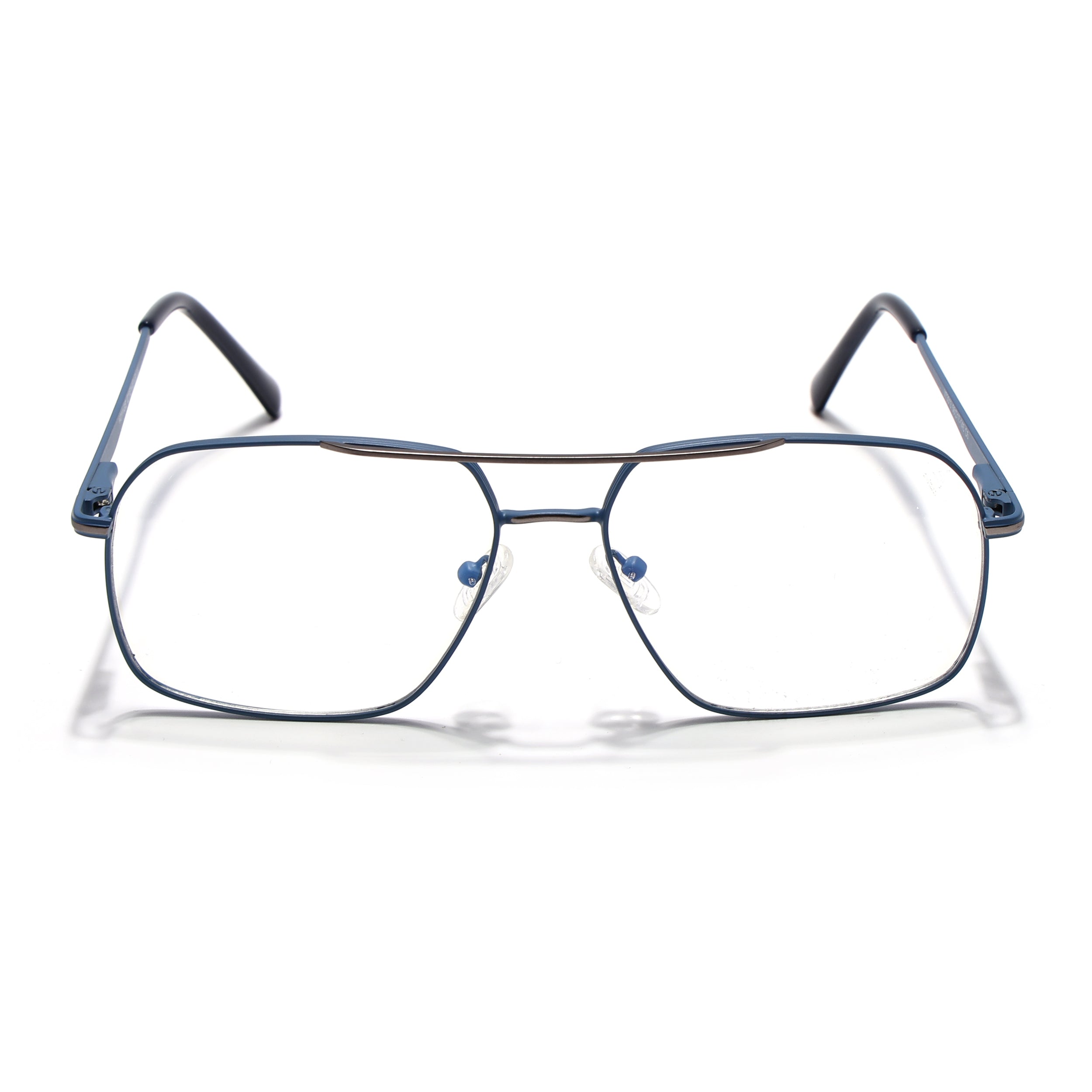 Voyage Sky Blue & Grey Wayfarer Eyeglasses for Men & Women (73013FMG7070-C6)