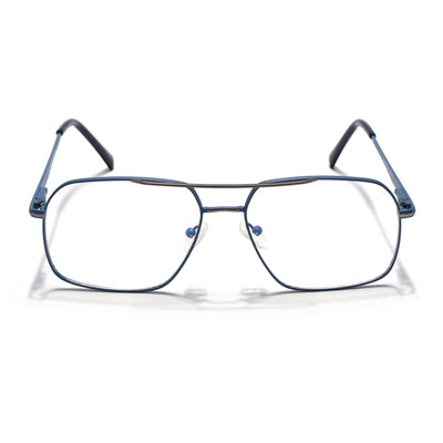 Voyage Sky Blue & Grey Wayfarer Eyeglasses for Men & Women (73013FMG7070-C6)