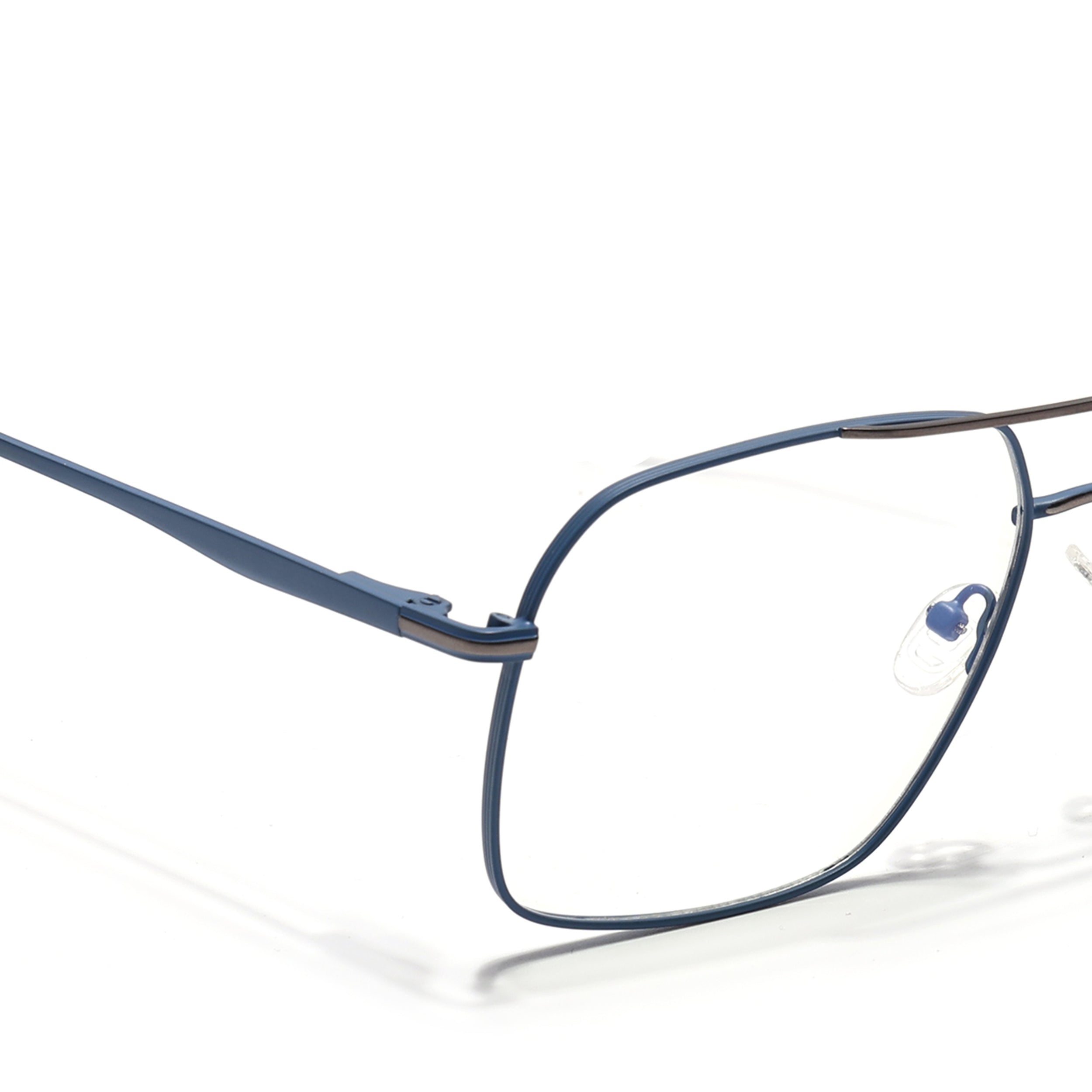 Voyage Sky Blue & Grey Wayfarer Eyeglasses for Men & Women (73013FMG7070-C6)