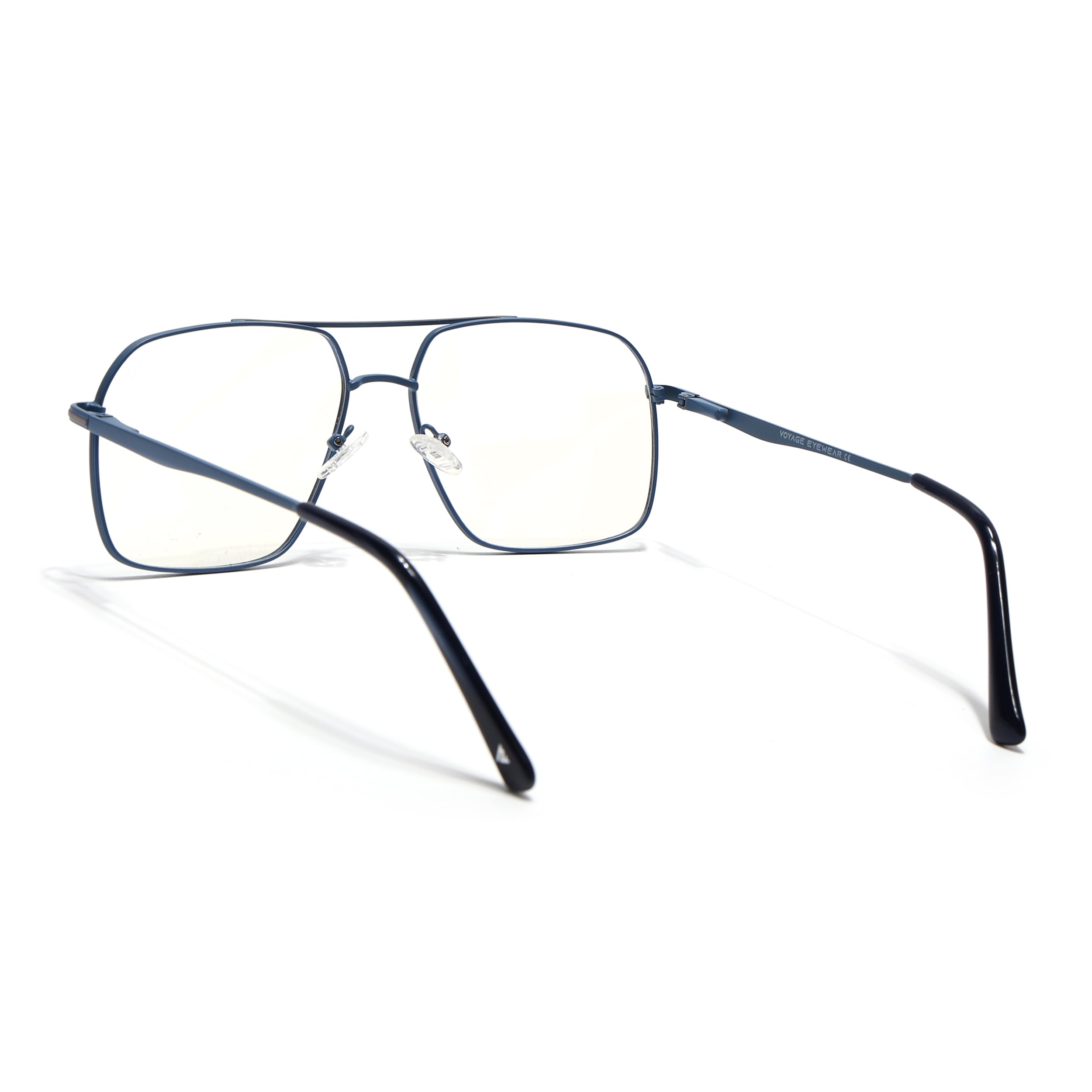 Voyage Sky Blue & Grey Wayfarer Eyeglasses for Men & Women (73013FMG7070-C6)